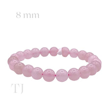 Загрузить изображение в средство просмотра галереи, Rose Quartz 8 mm bracelet
