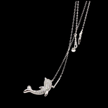 Load image into Gallery viewer, Sterling Silver Necklace in Dolphin Shape
