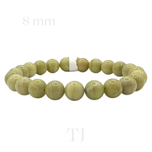 Cargar imagen en el visor de la galería, Striped Jade Bracelet
