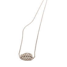 Load image into Gallery viewer, sterling silver leaf Necklace
