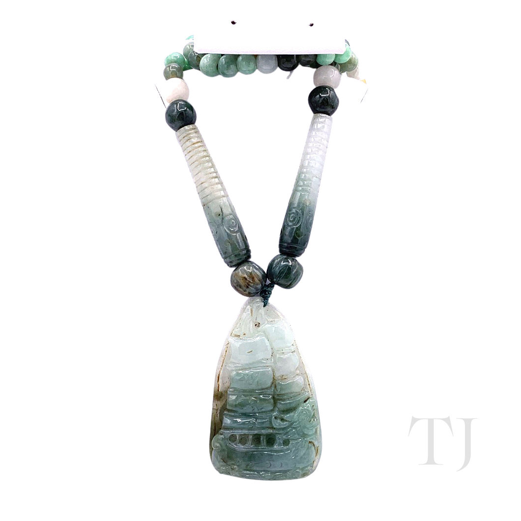 Natural Burmese Jade Necklace