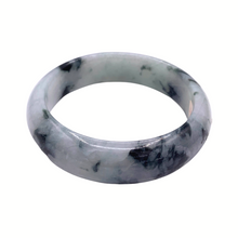 将图片加载到图库查看器，Burmese White Jade Bangle Bracelet
