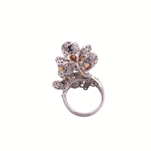 Load image into Gallery viewer, Citrine Ring with Diamonquie In Sterling Silver
