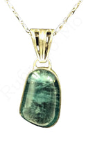 Cargar imagen en el visor de la galería, Multi-colored Tourmaline Cabochon Pendants with sterling silver
