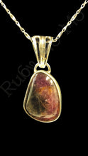 Загрузить изображение в средство просмотра галереи, Multi-colored Tourmaline Cabochon Pendants with sterling silver
