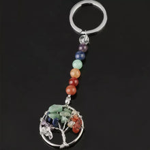 Load image into Gallery viewer, Tree of Life Beaded Key Chain
