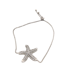 Cargar imagen en el visor de la galería, Sterling silver Bracelet with Star Charm
