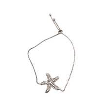 Cargar imagen en el visor de la galería, Sterling silver Bracelet with Star Charm
