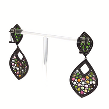 Load image into Gallery viewer, Multi gemstones earring in sterling silver
