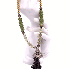 Cargar imagen en el visor de la galería, Multi Gemstone necklace In sterling Silver
