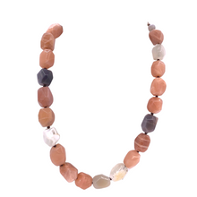 将图片加载到图库查看器，Agate stone necklace 
