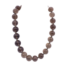 Load image into Gallery viewer, Smoky quartz Necklace in Sterling Silver
