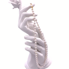 Load image into Gallery viewer, Akoya Pearl Necklace with 14k gold
