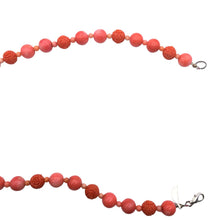 将图片加载到图库查看器，closer view of Salmon coral bead necklace from Australia
