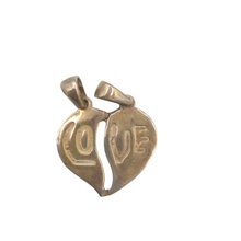 Cargar imagen en el visor de la galería, Sterling Silver Pendant with heart Shape
