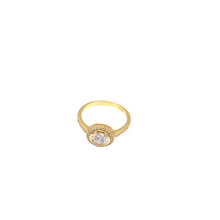 Cargar imagen en el visor de la galería, Gold coated ring in sterling silver
