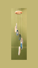 Load image into Gallery viewer, Agate Slice wind chime hanger
