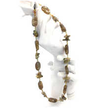 Load image into Gallery viewer, Labradorite Necklace with  chips pendants
