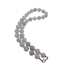 Load image into Gallery viewer, Burmese Jade bead necklace with lobster clasp
