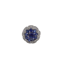 Load image into Gallery viewer, Sapphire Ring in Sterling Silver
