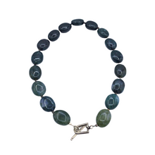 将图片加载到图库查看器，Moss agate necklace 
