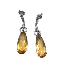 Load image into Gallery viewer, YellowTopaz earring
