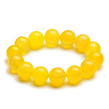 Load image into Gallery viewer, Yellow Quartz Bracelet (Dyed)
