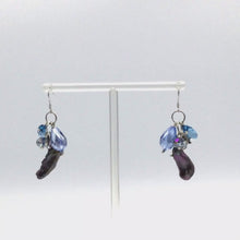 Load and play video in Gallery viewer, Fresh water pearl earrings in sterling silver
