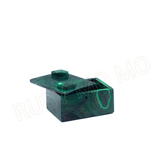 Загрузить изображение в средство просмотра галереи, Hand-Carved Malachite Jewelry Box
