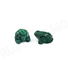 Загрузить изображение в средство просмотра галереи, Hand-Carved Malachite Frog Figurines
