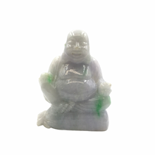 Load image into Gallery viewer, Hand-Carved Happy Buddha Jade Statue
