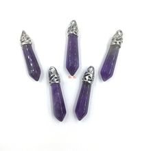 Cargar imagen en el visor de la galería, Amethyst pendant small
