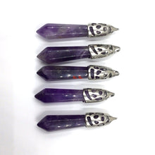 将图片加载到图库查看器，Amethyst Large Point Pendant
