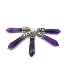 Cargar imagen en el visor de la galería, Amethyst Large Point pendants
