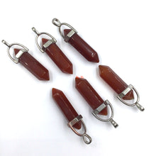 Загрузить изображение в средство просмотра галереи, Six Carnelian Point Pendants
