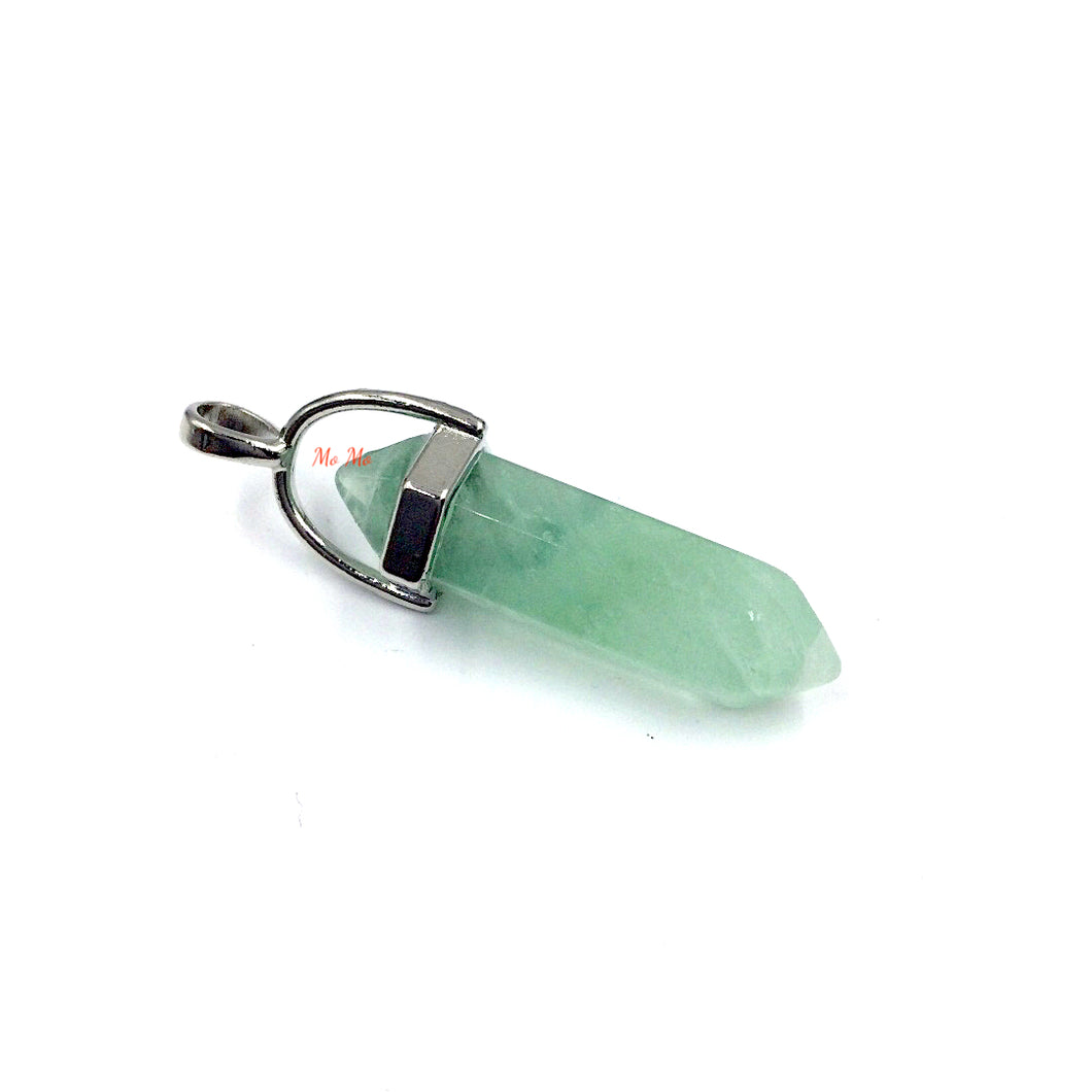 Green Fluorite Point Pendant