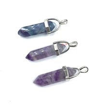 Load image into Gallery viewer, Purple Fluorite Point Pendant
