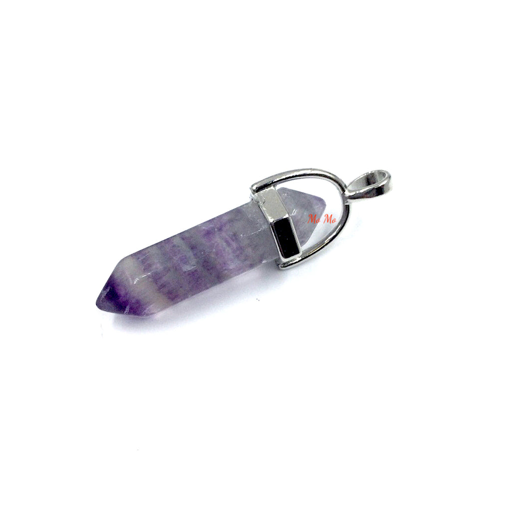 Purple Fluorite Point Pendant