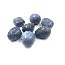 将图片加载到图库查看器，A bunch of Blue Coral tumbled stones
