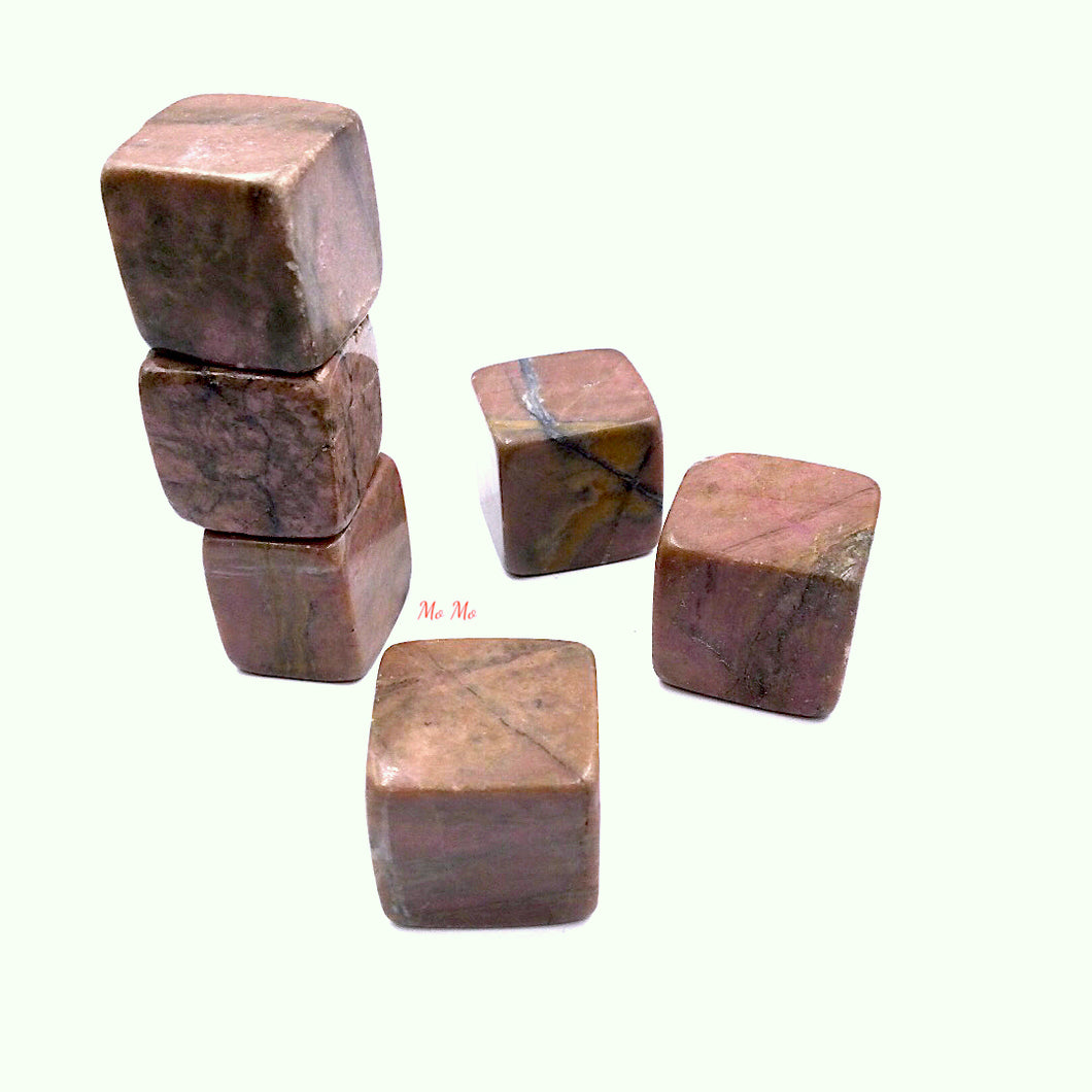 Rhodonite Square tumbled