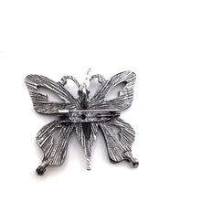 Load image into Gallery viewer, Silver Brooch In Butterfly shape
