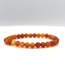 Cargar imagen en el visor de la galería, Carnelian Bead bracelet with elastic string
