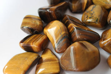 Load image into Gallery viewer, Yellow Tiger’s Eye Tumbled
